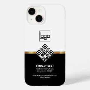 QR-Code Berufliches benutzerdefiniertes Logo Schwa Case-Mate iPhone 14 Hülle
