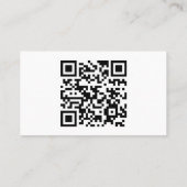 QR-Code - Berufliches Bild | Modern Visitenkarte (Rückseite)