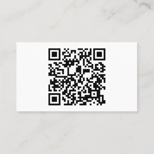 QR-Code - Berufliches Bild | Modern Visitenkarte (Rückseite)