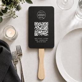 QR-Code | Berufliches Black Business-Logo Fächer