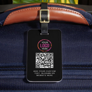 QR-Code   Berufliches Firmenlogo Gepäckanhänger