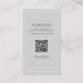 QR-Code berufliches Logo-Portrait für kundenspezif Visitenkarte (Rückseite)