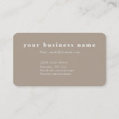 QR-Code berufliches schwarzes Mesh Business C Visitenkarte (Rückseite)