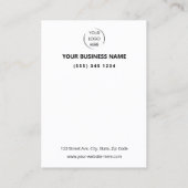 QR-Code Bewertung von Kleinunternehmen GOOGLE und Visitenkarte (Rückseite)