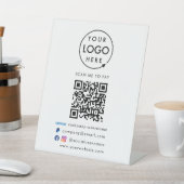 QR Code Bezahlung | Venmo Paypal Payment Business  Sockelschild (In SItu)