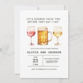 QR Code Bier Brauereien Dusche Einladung (Vorderseite)