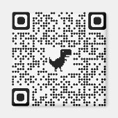 QR-Code bis Rickroll Magnet (Vorne)
