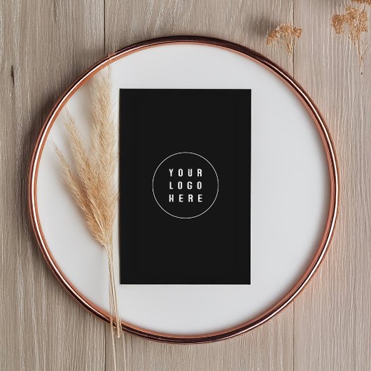 QR Code Black Visitenkarte