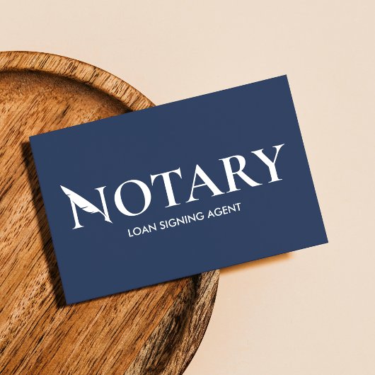 QR Code Blau/Weiß Beruflicher Notar Visitenkarte