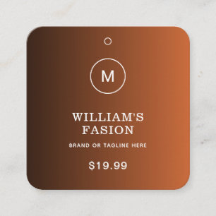 QR-Code Blue Cloud Label Price Hang Tag