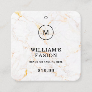 QR-Code Blue Cloud Label Price Hang Tag