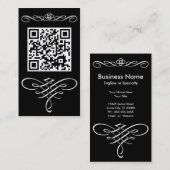 QR Code blühen Visitenkarte (Vorne/Hinten)