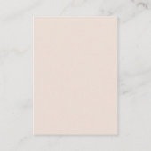 QR Code Boho Wildblume Wedding Website Begleitkarte (Rückseite)