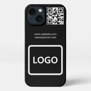 QR-Code-Branding für Business-Logos einfach iPhone 13 Hülle