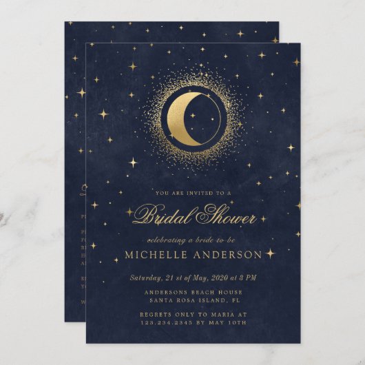 QR Code Brautparty Einladung (Vorne/Hinten)