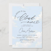 QR Code Bridge befindet sich auf Cloud Nine Brautp Einladung (Vorderseite)