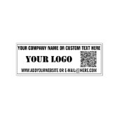 QR-Code Briefmarke für den benutzerdefinierten Tex Gummistempel (Prägung)