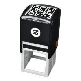 QR-Code-Briefmarke für selbstklebendes Kautschuk Permastempel