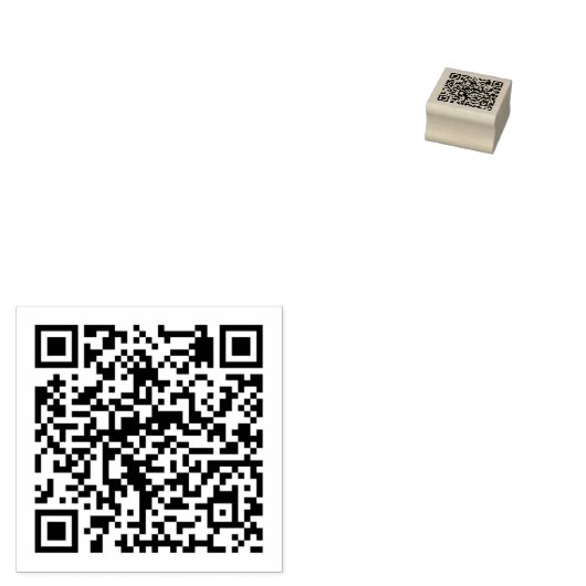 Qr-Code-Briefmarke Gummistempel (Stempel)