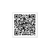Qr-Code-Briefmarke Gummistempel (Prägung)