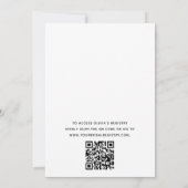 QR Code Buch Neues Kapitel beginnt Brautparty Einladung (Rückseite)