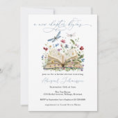 QR Code Buch Neues Kapitel beginnt Brautparty Einladung (Vorderseite)