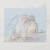 QR CODE Budget Skript Foto Hochzeit speichern Sie (Vorderseite)