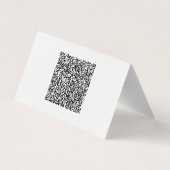 QR-Code Business Card Benutzerdefinierte Farben un Visitenkarten (Rückseite)
