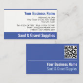 QR Code Business Card für Sand & Gravel Visitenkarte (Vorne/Hinten)