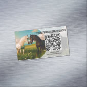 QR Code Business Card Magnet (Beispiel)