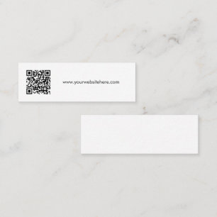 QR Code Business Card Mini Visitenkarte