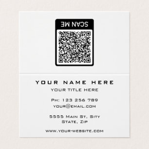QR Code Business Card mit Ihren Farben und Ihrem S Visitenkarten