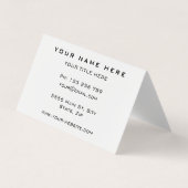 QR Code Business Card mit Ihren Farben und Ihrem S Visitenkarten (Vorderseite)