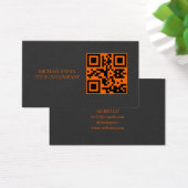 QR Code Business Card  Modern Professional  (Schreibtisch)