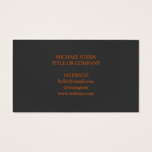 QR Code Business Card  Modern Professional  (Rückseite)