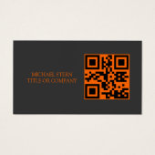 QR Code Business Card  Modern Professional  (Vorderseite)