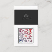QR Code Business Card Telefonnummerkarte (Vorderseite)