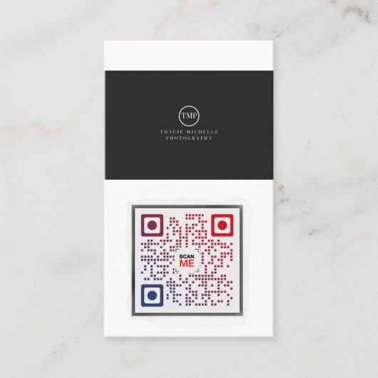 QR Code Business Card Telefonnummerkarte (Vorderseite)