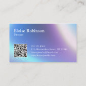 QR Code Business Card Visitenkarte (Rückseite)