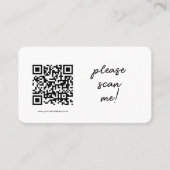 QR Code Business Card Visitenkarte (Vorderseite)