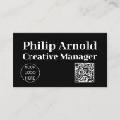 QR Code Business Card Visitenkarte (Vorderseite)