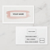 QR Code Business Card Visitenkarte (Vorne/Hinten)