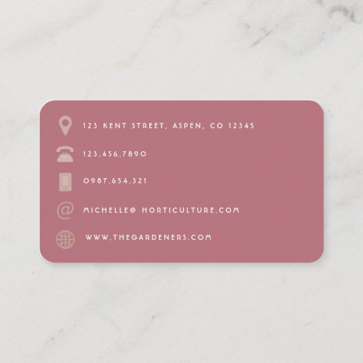 QR Code Business Card Visitenkarte (Rückseite)