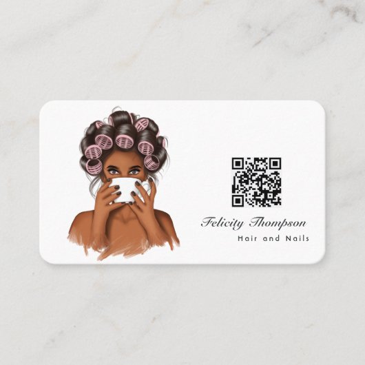 QR Code Business Card Visitenkarte (Vorderseite)