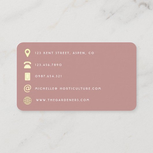 QR Code Business Card Visitenkarte (Rückseite)