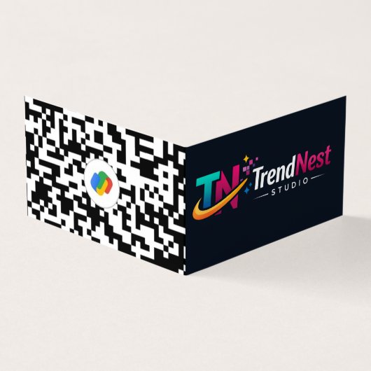 QR code Business Card  Visitenkarten (Vorderseite)