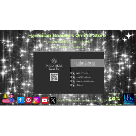 QR Code Business Cards 25 Pack mit 100 Stück Visitenkarte