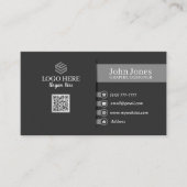 QR Code Business Cards 25 Pack mit 100 Stück Visitenkarte (Vorderseite)