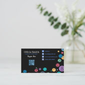QR Code Business Cards 31 Paket mit 100 Visitenkarte (Stehend Vorderseite)