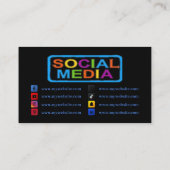 QR Code Business Cards 31 Paket mit 100 Visitenkarte (Rückseite)